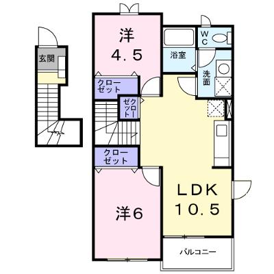 ヴィラ・フューゲル 201【管理NO：1-010393301-02010】 2026年07月中旬入居可能の外観画像