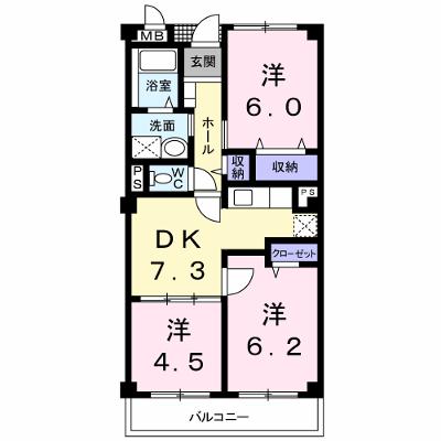 ニューポート磯原 303【管理NO：1-010052001-03030】 ★家具家電は申し込み後に搬入します★の外観画像