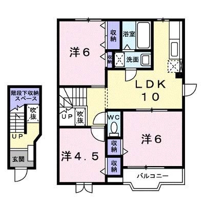ベルウッド　３８１　Ｂ 203【管理NO：1-010043702-02030】の外観画像