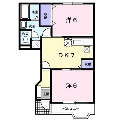 グリーンヒルズＫ 102【管理NO：1-007884101-01020】 ★家具家電は申し込み後に搬入します★の外観画像