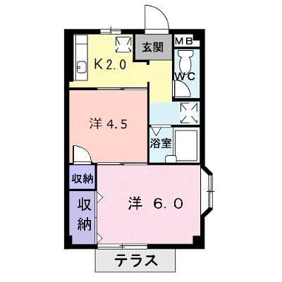 エスポワールⅠ 201【管理NO：1-005230001-02010】 2026年07月上旬入居可能の外観画像
