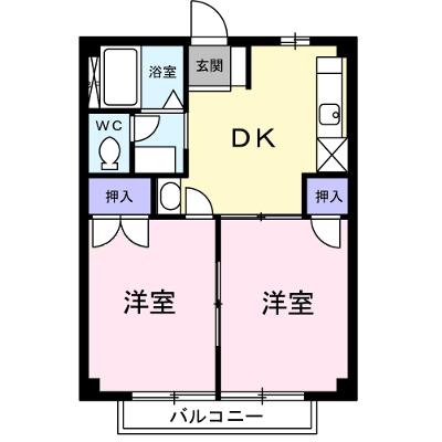 エイブルーＩ 203【管理NO：1-004954001-02030】 ★家具家電は申し込み後に搬入します★の外観画像