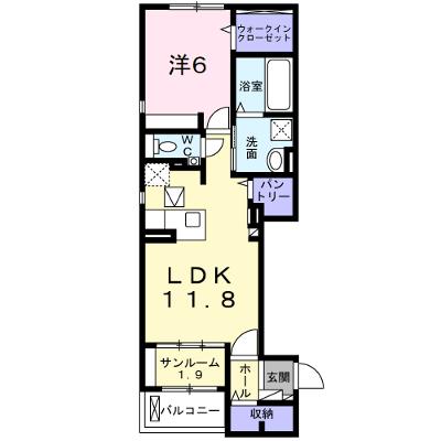 クラッシーコート 101【管理NO：1-026793201-01010】 ★家具家電は申し込み後に搬入します 2026年07月中旬入居可能の外観画像