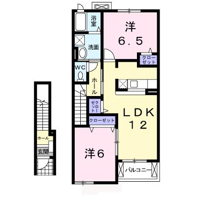 アルメリアＡ 202【管理NO：1-013297101-02020】 ★家具家電は申し込み後に搬入します★の外観画像