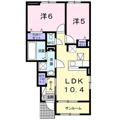 シャルマン若宮　Ｓ 104【管理NO：1-024970002-01040】 ★家具家電は申し込み後に搬入します 2026年07月中旬入居可能の外観画像