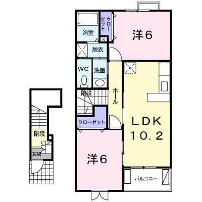 プルメリアＳ 203【管理NO：1-014352401-02030】 ★家具家電は申し込み後に搬入します★ ★2026年09月中旬入居可能★の外観画像