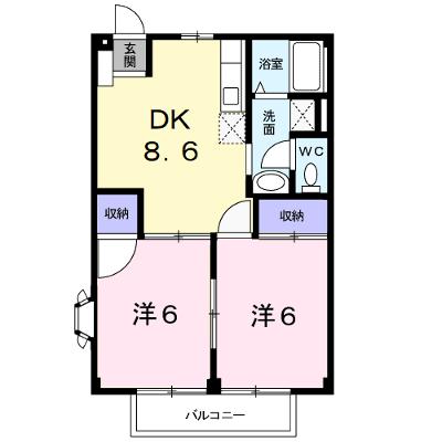 メゾンエクセルＫＢ 105【管理NO：1-004664502-01050】 ★家具家電は申し込み後に搬入しますの外観画像