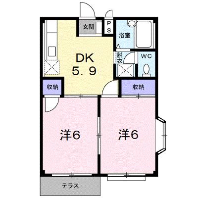 エルディム志賀 101【管理NO：1-002644101-01010】 ★家具家電は申し込み後に搬入しますの外観画像