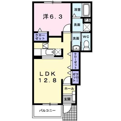フェイバーレジデンスⅠ 103【管理NO：1-013742901-01030】の外観画像