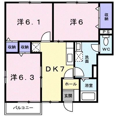 プライマルシティ　Ⅱ 101【管理NO：1-010271702-01010】 ★家具家電は申し込み後に搬入しますの外観画像