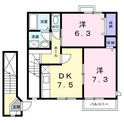 アトラスＣ 203【管理NO：1-010603103-02030】 ★家具家電は申し込み後に搬入します★の外観画像