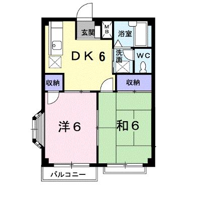 エルディム西Ｂ 204【管理NO：1-003962601-02040】 ★家具家電は申し込み後に搬入します★の外観画像