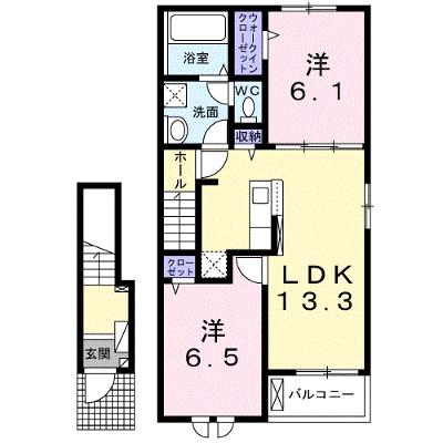 フェニックスＢ 203【管理NO：1-026944902-02030】 ★家具家電は申し込み後に搬入しますの外観画像