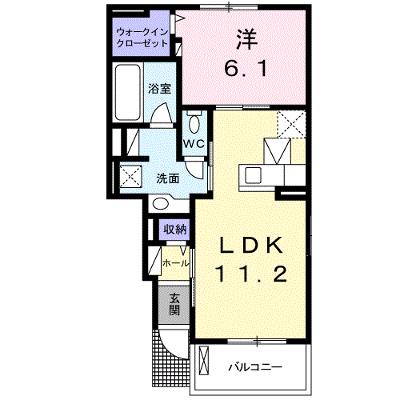 ヴィラ・エレガントα 102【管理NO：1-021711901-01020】 2026年07月中旬入居可能の外観画像