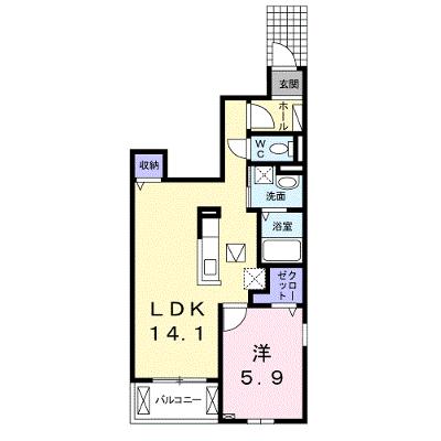 アポロン　Ａ 101【管理NO：1-021385501-01010】 ★家具家電は申し込み後に搬入します★の外観画像