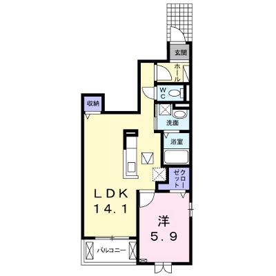 アステールⅢ 101【管理NO：1-020940901-01010】 ★家具家電は申し込み後に搬入します★ ★2026年09月下旬入居可能★の外観画像