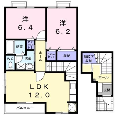 ボヌ－ル・フラグランスＡ 201【管理NO：1-012336201-02010】 ★家具家電は申し込み後に搬入します★の外観画像