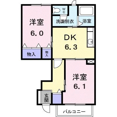 ジョワイユー・ファミーユ 104【管理NO：1-011876301-01040】 ★家具家電は申し込み後に搬入します★ ★2026年10月下旬入居可能★の外観画像