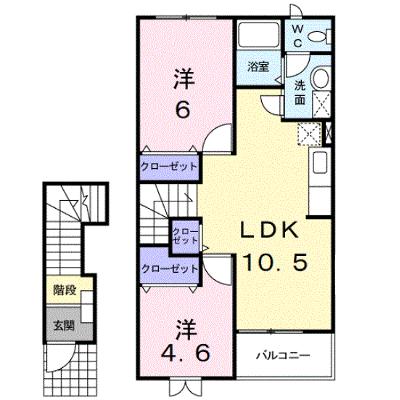フラワ　Ｉ 205【管理NO：1-011830801-02050】 2026年07月下旬入居可能の外観画像