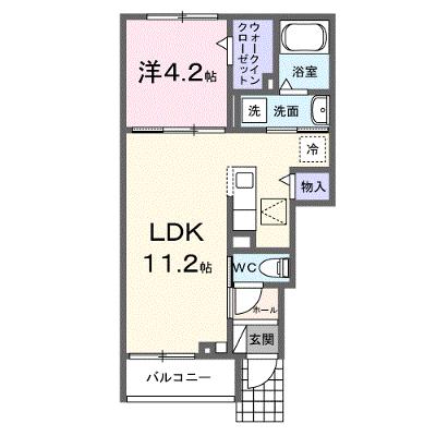 ラフレシールⅡ 102【管理NO：1-028022401-01020】 ★家具家電は申し込み後に搬入します★の外観画像