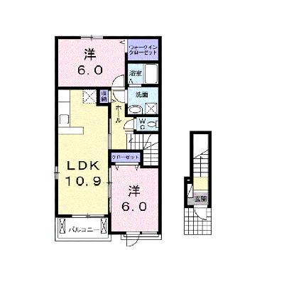 サフィール　Ｃ 201【管理NO：1-020829601-02010】 2026年07月中旬入居可能の外観画像
