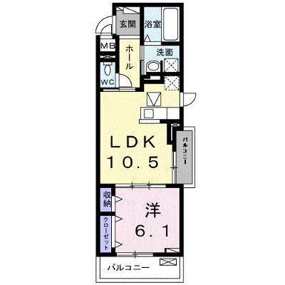 ヴィラプラシードⅡ 101【管理NO：1-027053201-01010】 ★家具家電は申し込み後に搬入しますの外観画像
