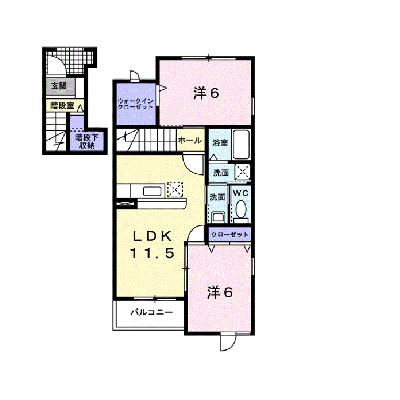 ラフィナート・パレＢ 203【管理NO：1-013349302-02030】 ★家具家電は申し込み後に搬入します★の外観画像