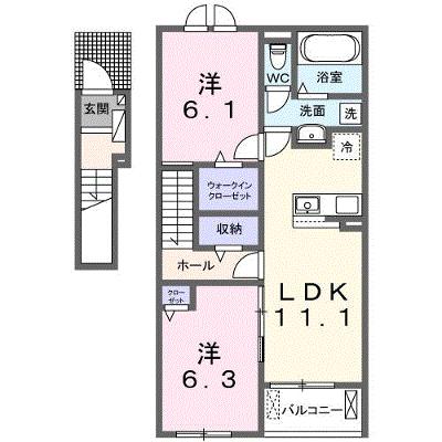 ヴィスタ　ブライト　Ｅ 204【管理NO：1-027030702-02040】 2026年08月中旬入居可能の外観画像
