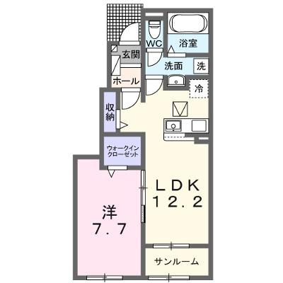 ヴィスタ　ブライト　Ｄ 103【管理NO：1-027030701-01030】の外観画像