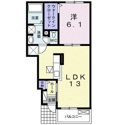 ラ　テール　ミー 102【管理NO：1-023412001-01020】 ★家具家電は申し込み後に搬入しますの外観画像