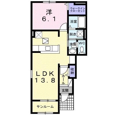 サニーサイトＳ 101【管理NO：1-022042201-01010】 2026年07月中旬入居可能の外観画像
