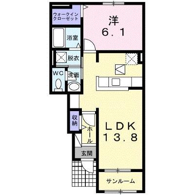 ホーム　ウェイ 102【管理NO：1-021356901-01020】 ★家具家電は申し込み後に搬入しますの外観画像