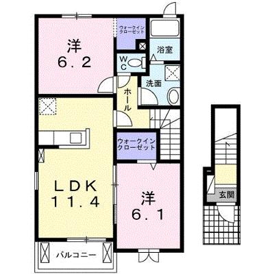 グランツ　ＴＡ・ＴＵ・ＭＩ　Ⅱ 201【管理NO：1-018648301-02010】 2026年07月中旬入居可能の外観画像