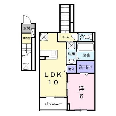 ベル・コリーヌＢ 206【管理NO：1-028379502-02060】 ★家具家電は申し込み後に搬入しますの外観画像