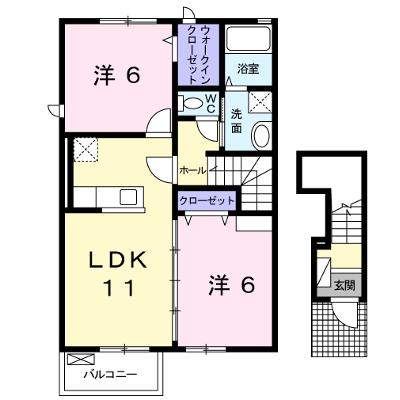 カフリーィエＤ 201【管理NO：1-017586201-02010】 ★家具家電は申し込み後に搬入します 2026年09月中旬入居可能の外観画像
