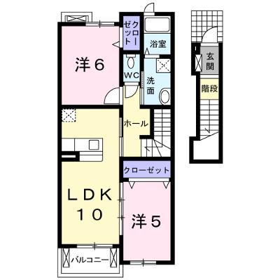 プラシード 202【管理NO：1-014929301-02020】 ★家具家電は申し込み後に搬入します★の外観画像