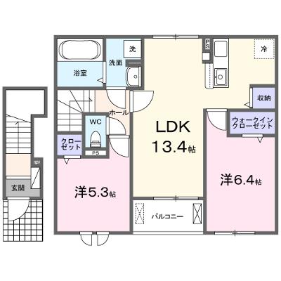 グランテージ佐原 203【管理NO：1-028526001-02030】 ★家具家電は申し込み後に搬入します 2026年09月下旬入居可能の外観画像