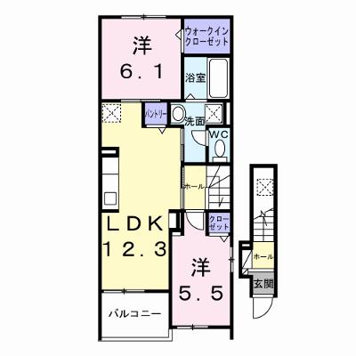ベルウッド八街Ⅵ 202【管理NO：1-027241402-02020】 2026年09月下旬入居可能の外観画像