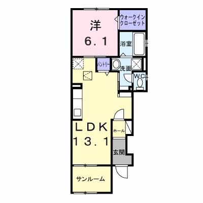 ベルウッド八街Ⅵ 102【管理NO：1-027241402-01020】 2026年09月下旬入居可能の外観画像