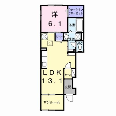 ベルウッド八街Ⅵ 101【管理NO：1-027241402-01010】 2026年09月下旬入居可能の外観画像