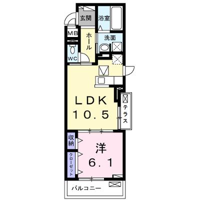 クオーレＤ 101【管理NO：1-026930604-01010】 ★家具家電は申し込み後に搬入します 2026年08月上旬入居可能の外観画像