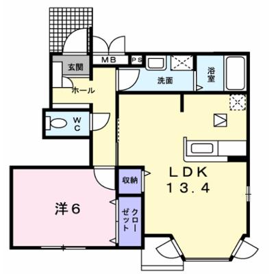 チャンプデブレ 101【管理NO：1-013693501-01010】 ★家具家電は申し込み後に搬入します★ ★2026年08月下旬入居可能★の外観画像