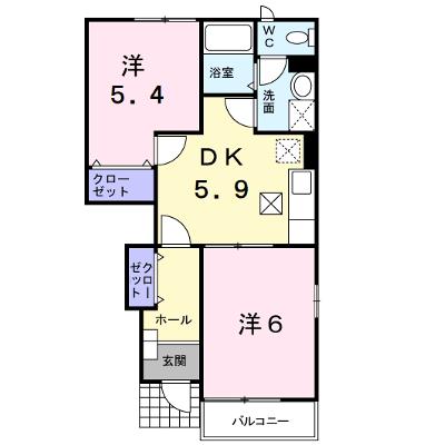 ル・シエルⅠ 104【管理NO：1-011855601-01040】 ★家具家電は申し込み後に搬入します★の外観画像