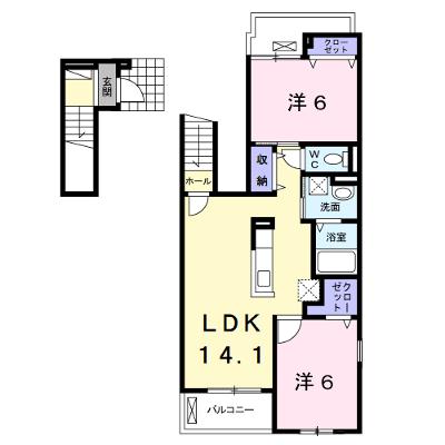 モデナポートⅠ 201【管理NO：1-024342801-02010】 ★家具家電は申し込み後に搬入します 2026年08月上旬入居可能の外観画像