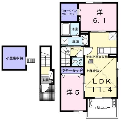 バーデンハイムネクストⅡ 203【管理NO：1-022291202-02030】 ★家具家電は申し込み後に搬入しますの外観画像