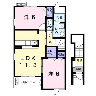 サザン・ヒル 201【管理NO：1-019340201-02010】 ★家具家電は申し込み後に搬入しますの外観画像