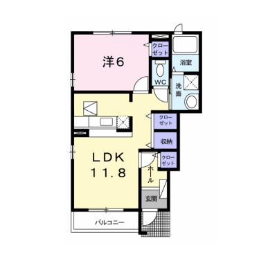 プロスパー　Ⅱ 101【管理NO：1-017925801-01010】 ★家具家電は申し込み後に搬入しますの外観画像