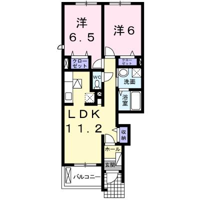 パルテール　Ⅱ 101【管理NO：1-015638701-01010】 ★家具家電は申し込み後に搬入しますの外観画像