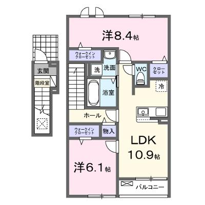 ドゥー・メゾン桜木 204【管理NO：1-028402801-02040】 ★家具家電は申し込み後に搬入します★ ★2026年10月上旬入居可能★の外観画像