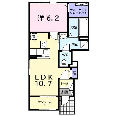エスポワール 101【管理NO：1-026556001-01010】 ★家具家電は申し込み後に搬入します★の外観画像